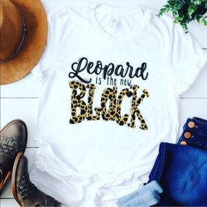 Graphic Tee - Leopard is the new Black